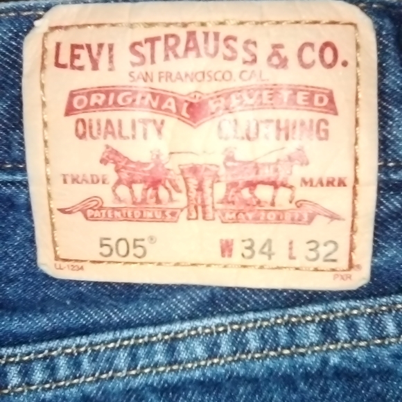 Levi's 505 Regular Fit Men's Jeans - Picture 3 of 4